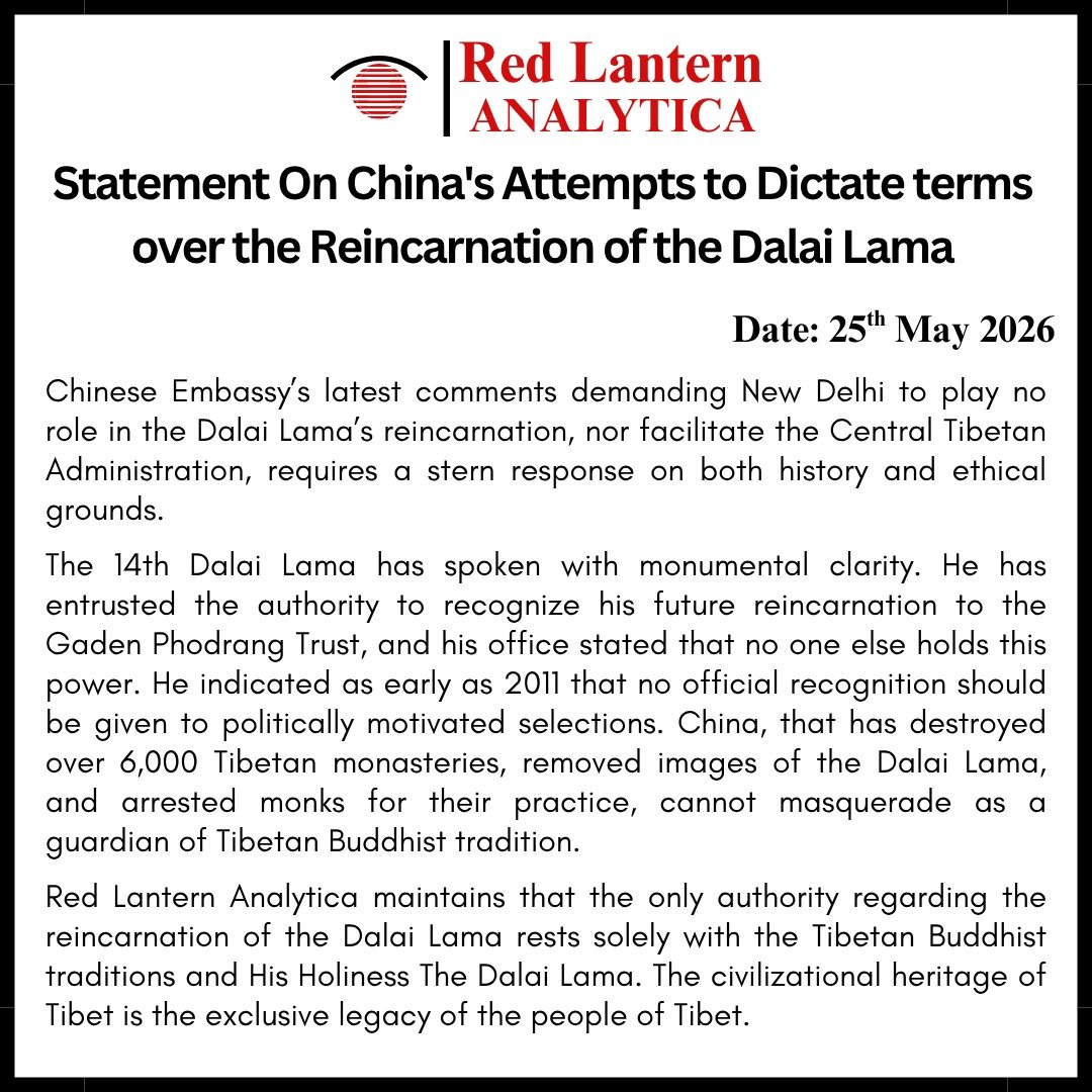 China's Attempts to Dictate terms over the Reincarnation of the Dalai Lama